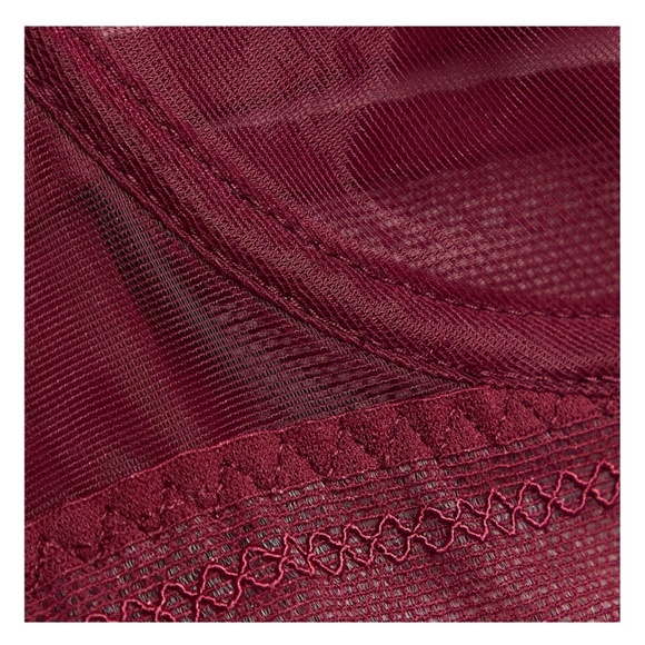 Else Bare Underwire Longline Bra in Bloodstone Size 32D - Picture 2 of 4